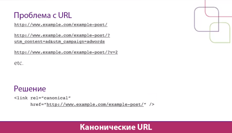 Канонические URL Канонические URL