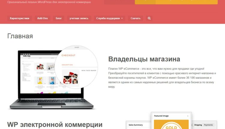 Магазин на WordPress